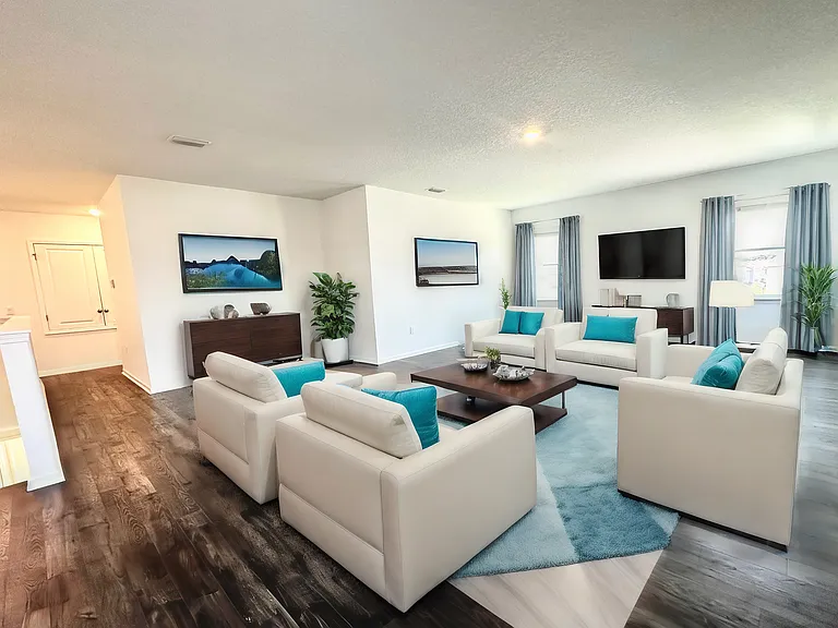 Loft. Furniture is for illustrative purposes, not included.
