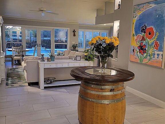Foyer and main living room