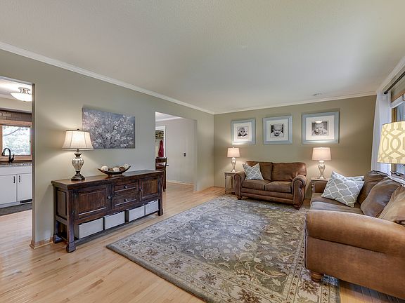 Hardwood floor open layout