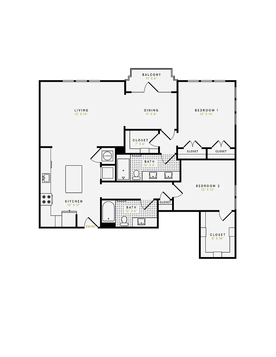 Floor plan The Claflin