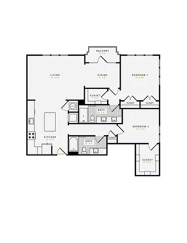 Floor plan The Claflin