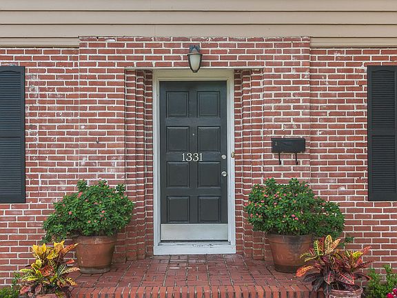 Brick entrance.