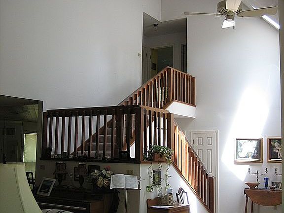 stairs and entryway