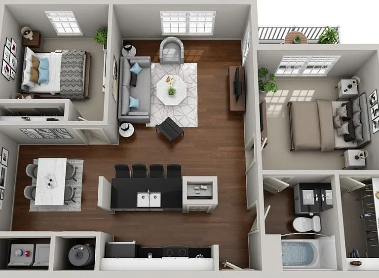 B1 - 2 Bed _ 2 Bath B1 - 2 Bed _ 2 Bath