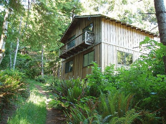 view of home from creek