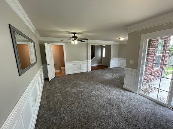First Floor Family Room/Flex Space - Looking in From Back Wall