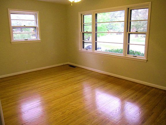 Beautifully refinished hardwood floors.