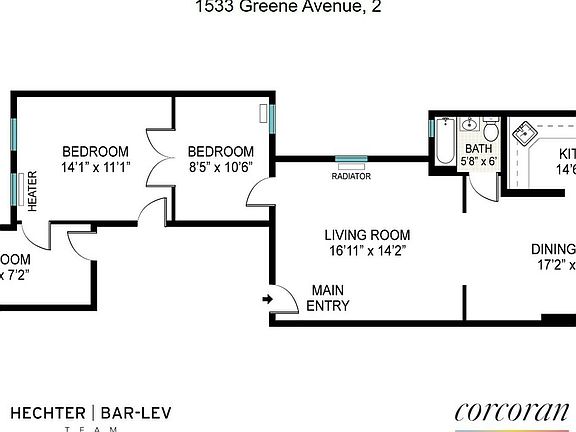 2nd image of 1533 Greene Ave Floor 2