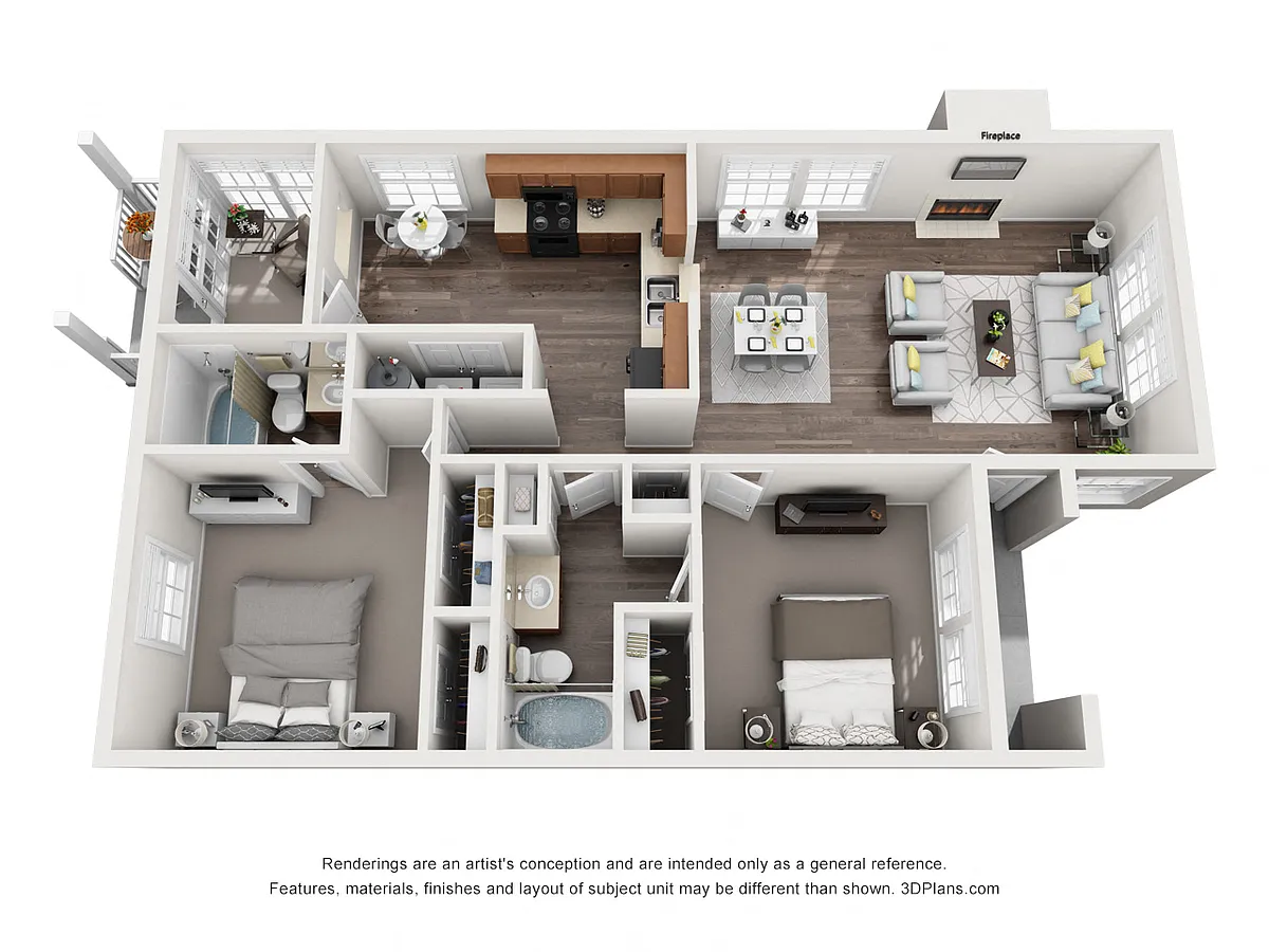 Floor plan B3 - Willow
