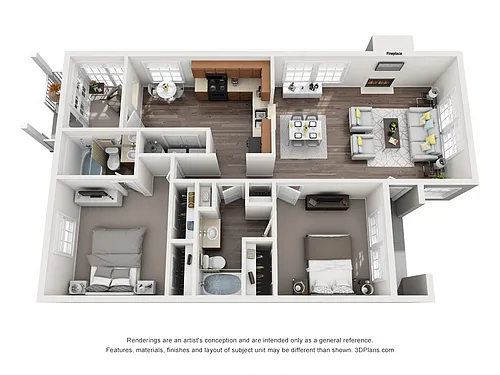 Floor plan B3 - Willow