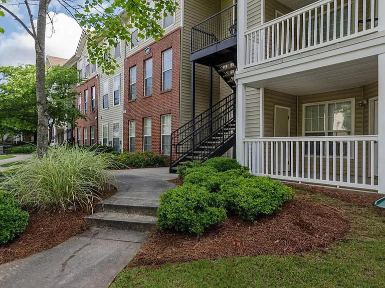 Relax on a spacious balcony in the comfort of your home.