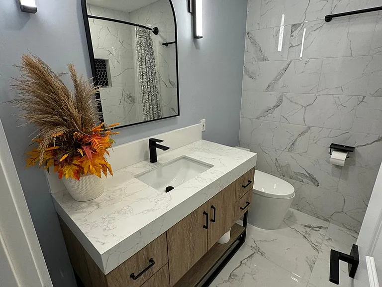 guest bathroom.