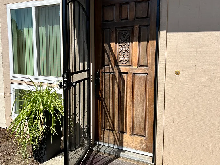 Front Door - Before New Stain Applied