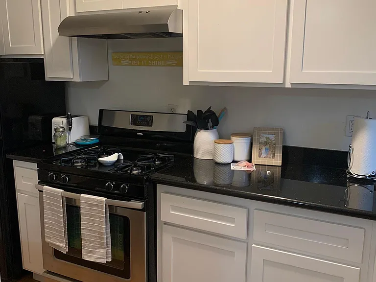 Galley kitchen . All new appliances and cabinets