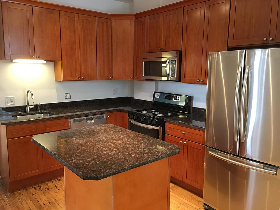 New kitchen with stainless and granite