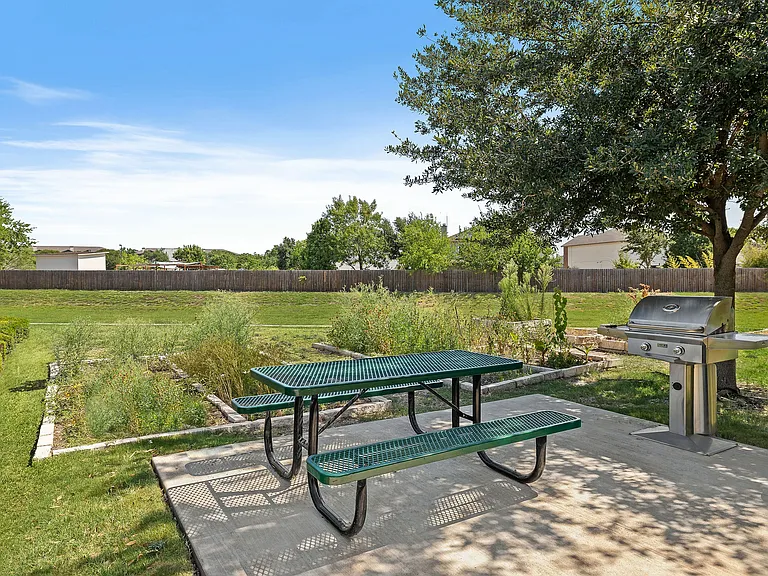 Community Garden and Grilling Area