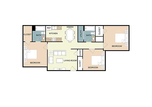 Floor plan 32A60