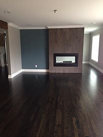 Dining room w/ fireplace