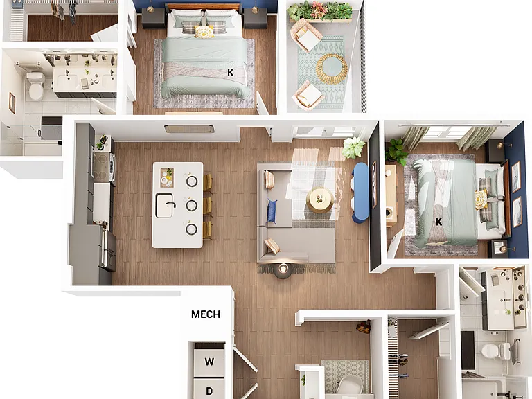 B3 floor plan Broadstone West End