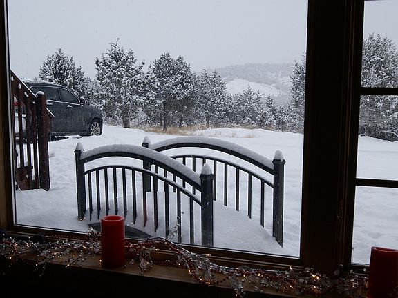 View from "basement" rec rm