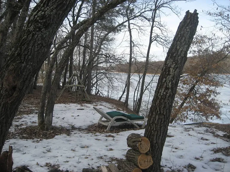 Backyard and River