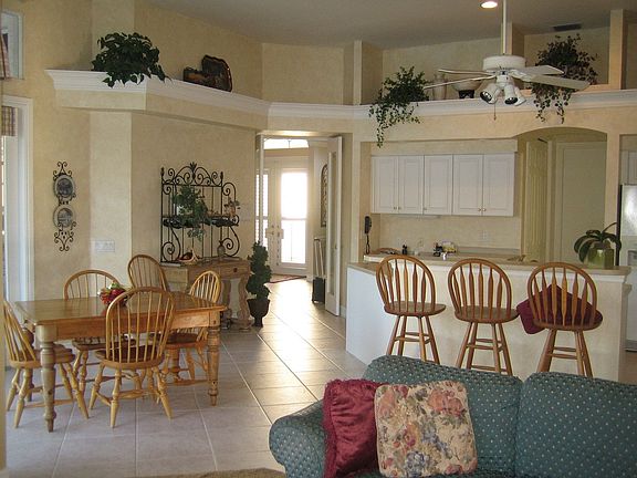 open eating area