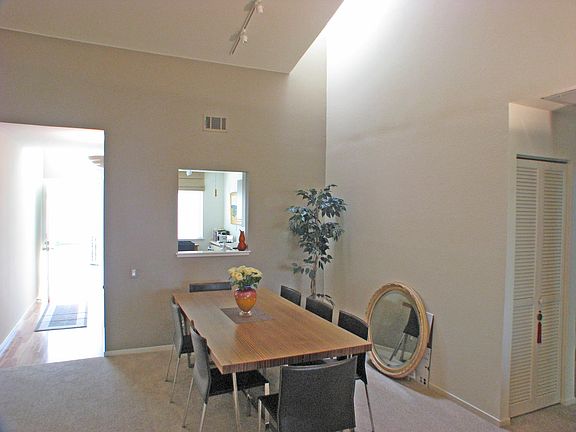 Dining area with pass thru to kitchen