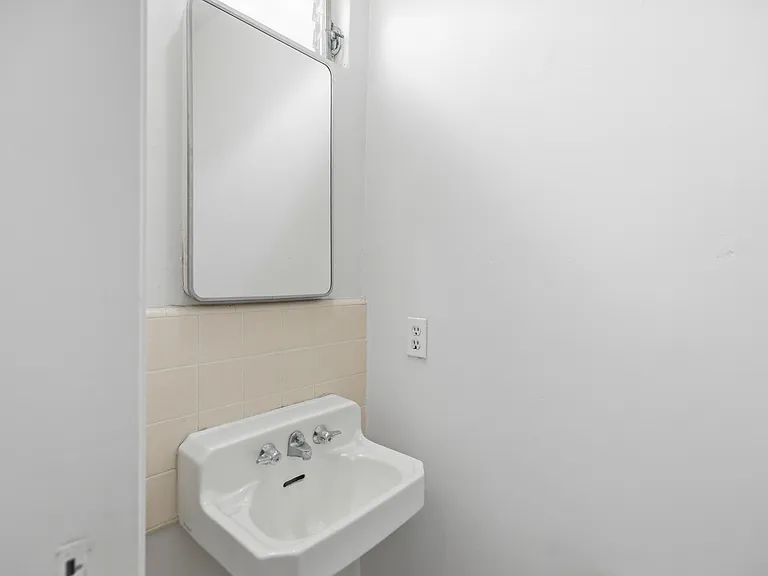 Downstairs powder room
