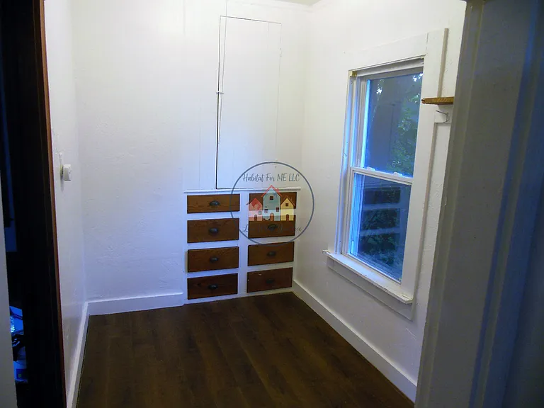 Extra storage room off rear bedroom