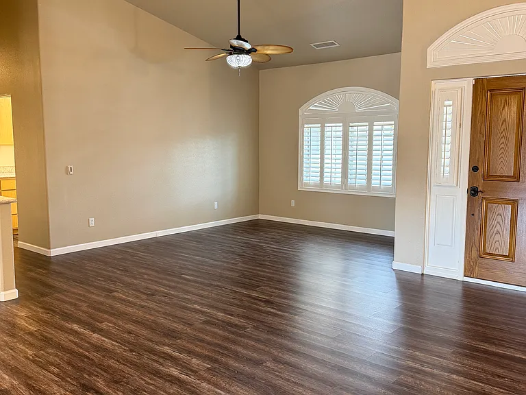 Large open concept living space - this space is to the right of the front door as you enter