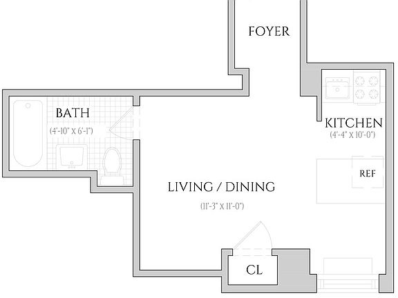 2nd image of 160 W 71st St APT 11A