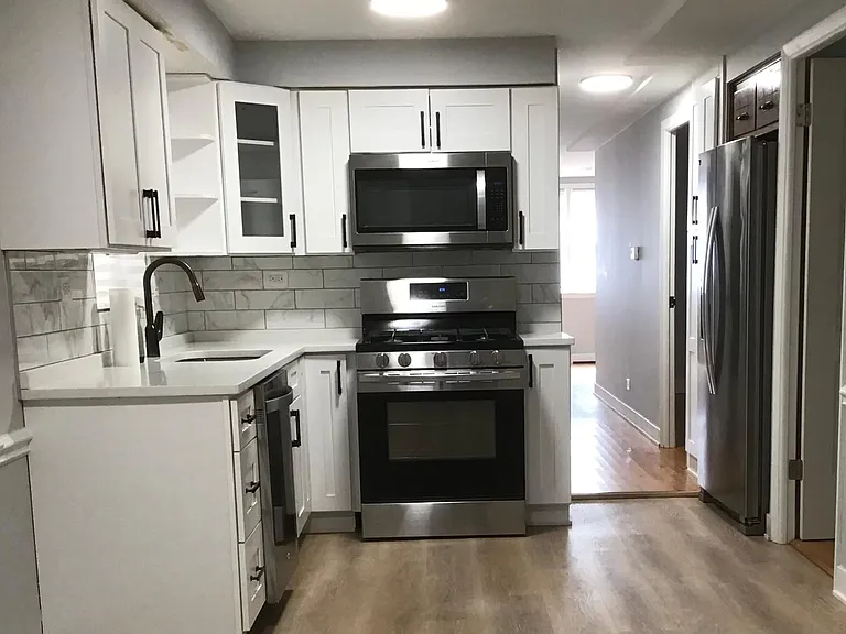 appliances include stove, microwave, dishwasher