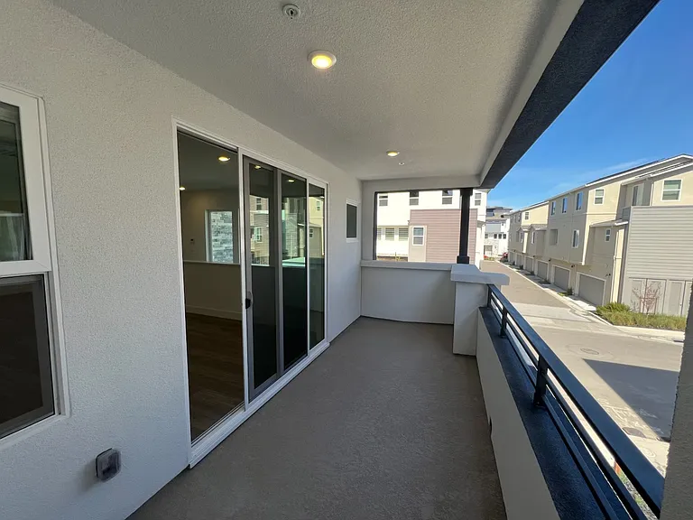 Large covered deck