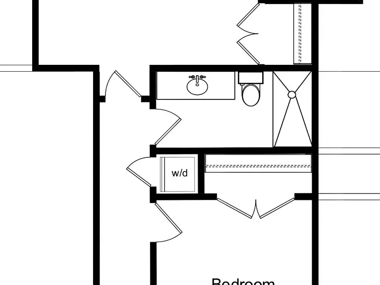Top level floor plan