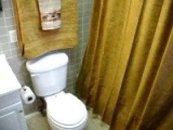 Bathroom has Standup Shower