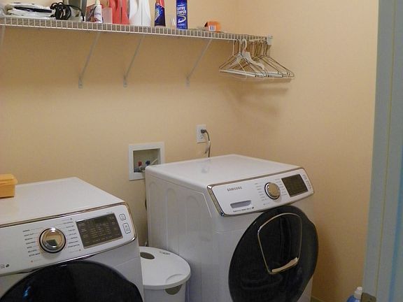 Laundry on the second floor