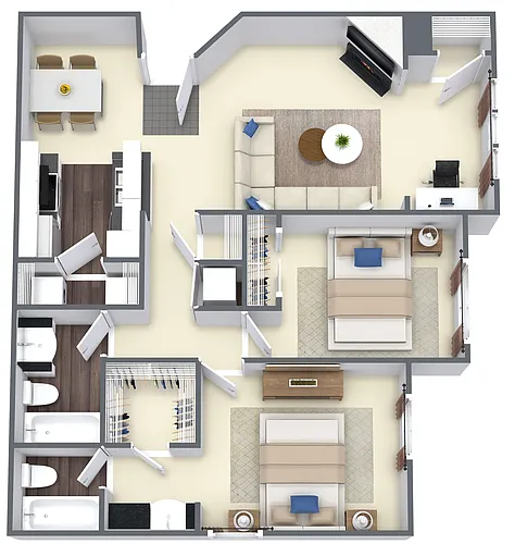 Floor plan Captain