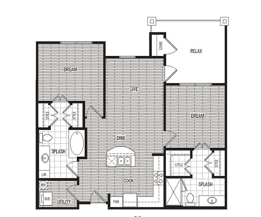 Floor plan B2