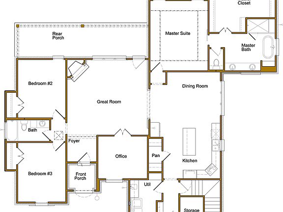 Main Level Floor Plan