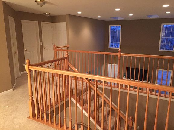 upstairs open environment, opens to 3 large bedroom and full