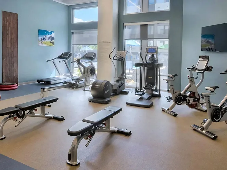 Resident Fitness Center with Cardio Machines
