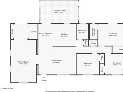 10119 Cliff Cir, Tampa, FL, 33612