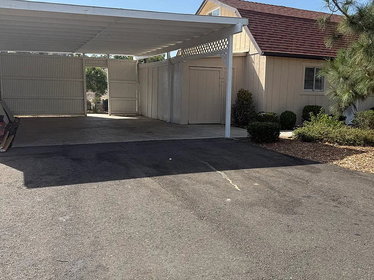 2 Car Carport with Storage Room