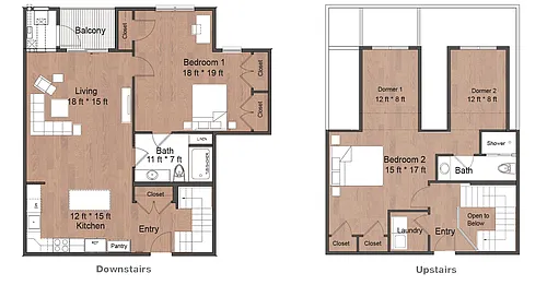 Floor plan 2x2CcTH