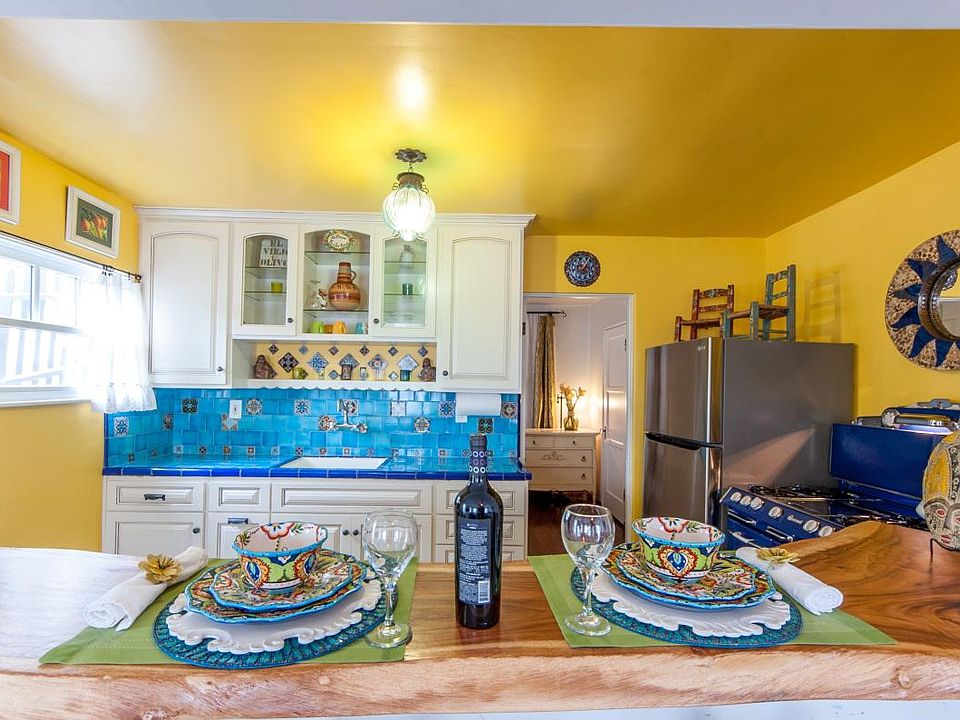 View from living area to Kitchen