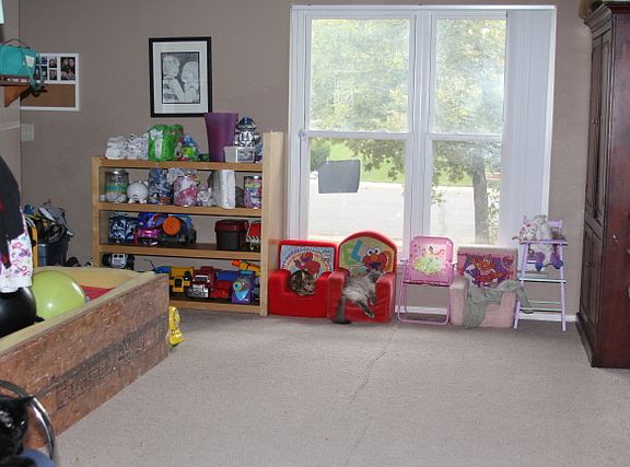 family room view out fron