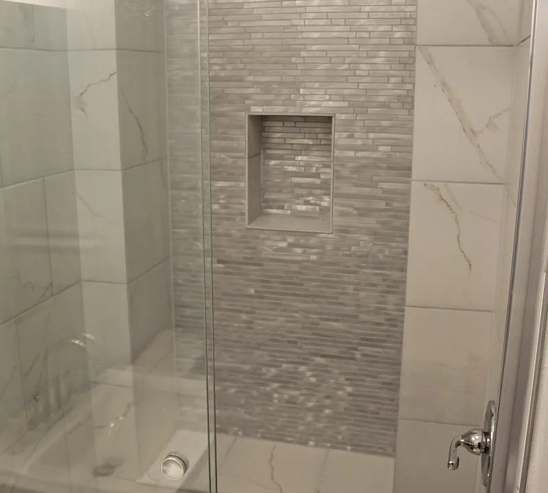 Tile & Glass Shower