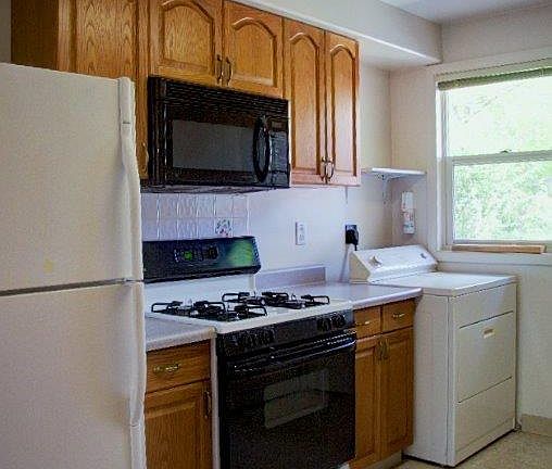 Kitchen and dryer