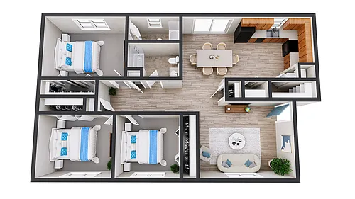 Floor plan The Dune - Classic