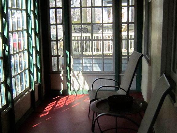 Enclosed front porch